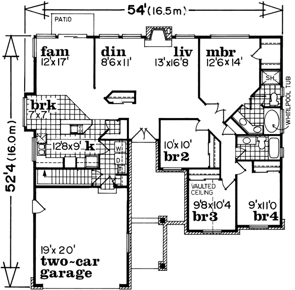 Main Floor Plan: 35-185