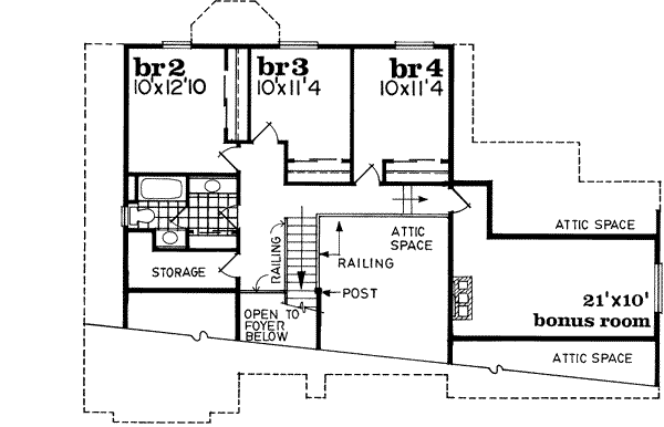 Upper/Second Floor Plan:35-188