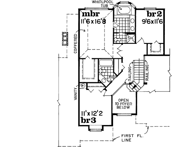 Upper/Second Floor Plan: 35-189