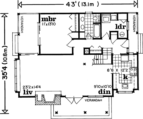 Main Floor Plan: 35-191
