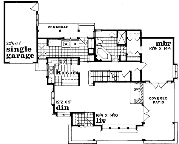Main Floor Plan: 35-196