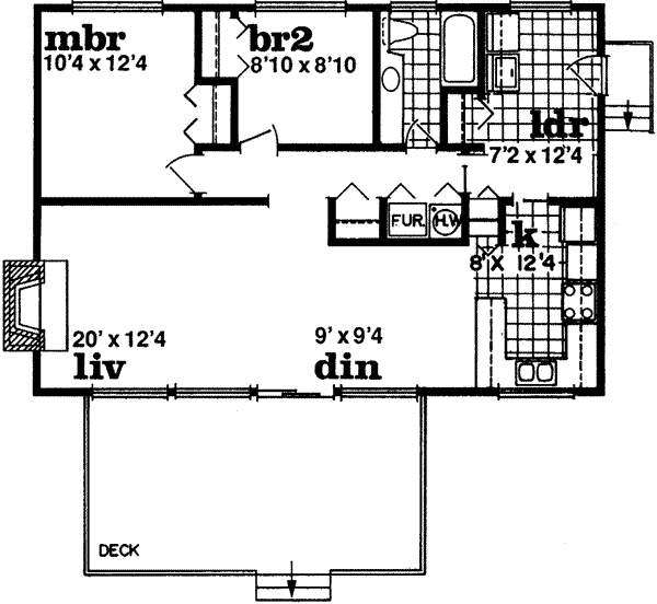 Main Floor Plan: 35-197