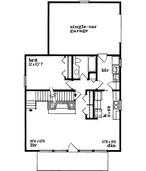 Main Floor Plan: 35-200