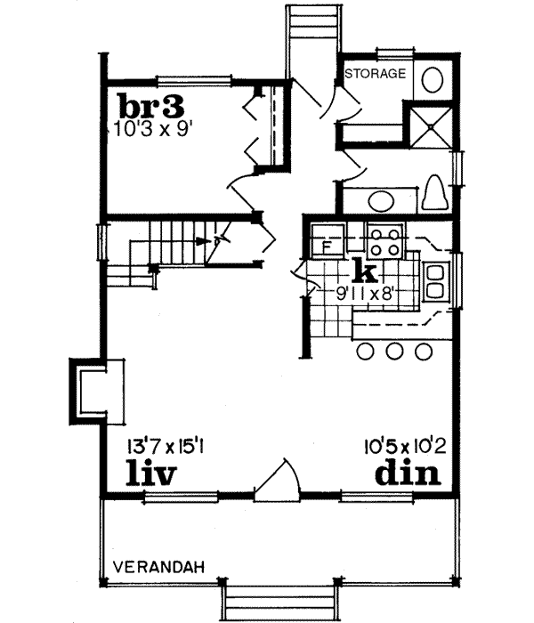Main Floor Plan: 35-203