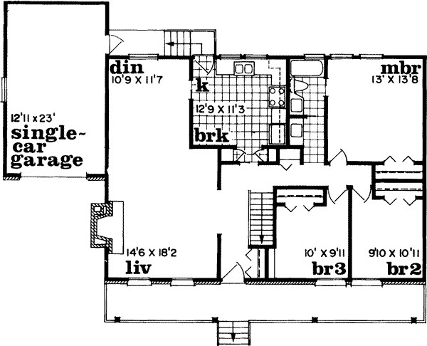 Main Floor Plan: 35-212