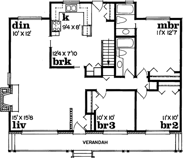 Main Floor Plan: 35-213
