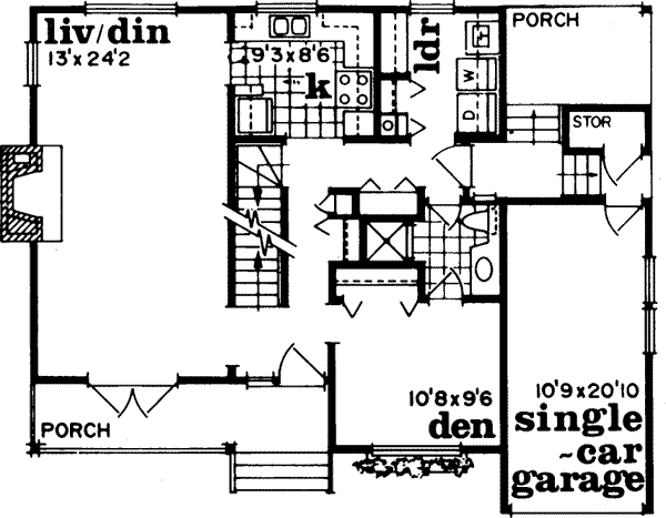 Main Floor Plan: 35-217