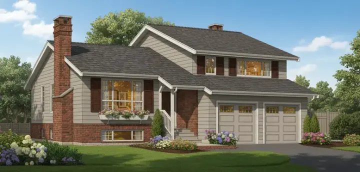 Northwest house plans 35-219 - front exterior, 1,934 sq ft, 3 bed, 3 bath house plans | Monster House Plans
