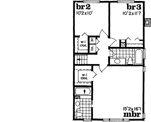 Upper/Second Floor Plan: 35-219