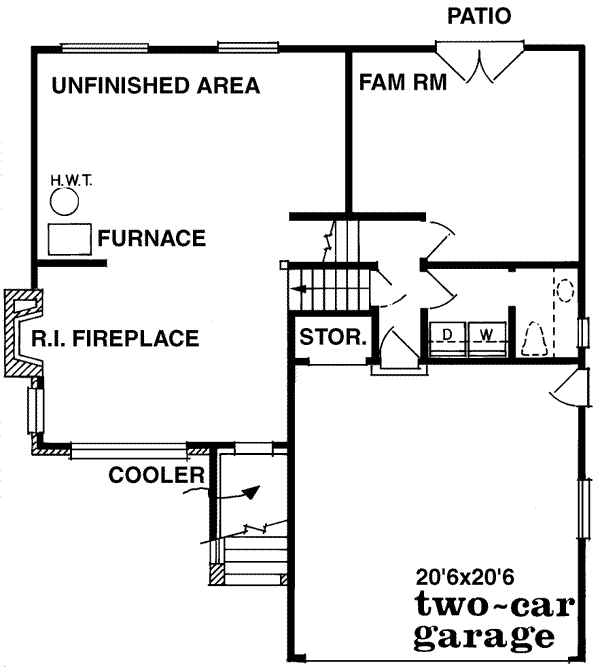 Lower Floor Plan: 35-221