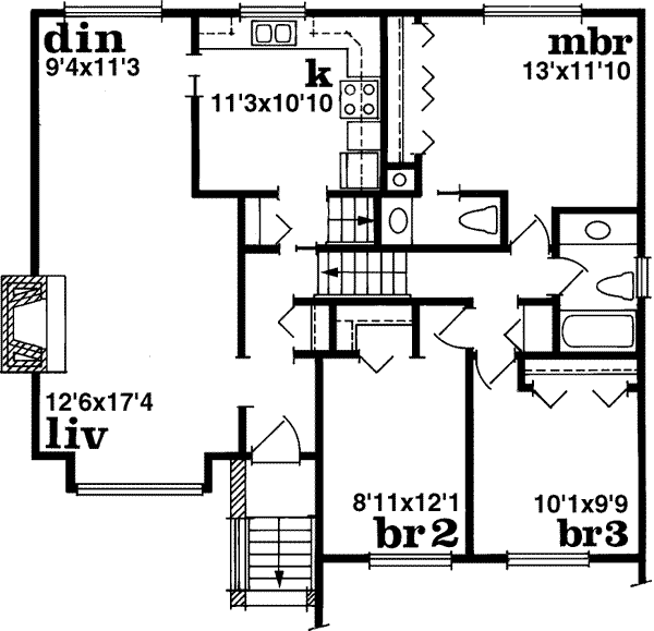 Main Floor Plan: 35-221