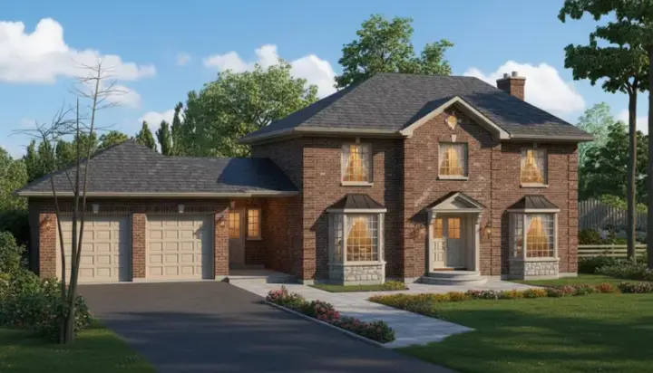 Southern Colonial house plans 35-223 - front exterior, 2,263 sq ft, 4 bed, 2 bath house plans | Monster House Plans