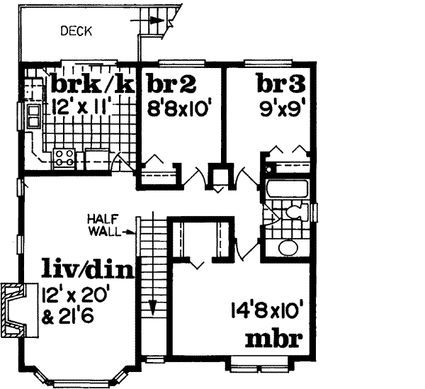 Upper/Second Floor Plan: 35-227