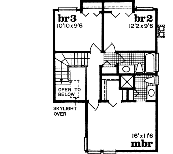 Upper/Second Floor Plan: 35-232