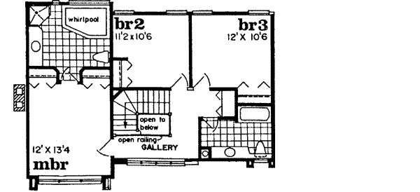 Upper/Second Floor Plan: 35-234