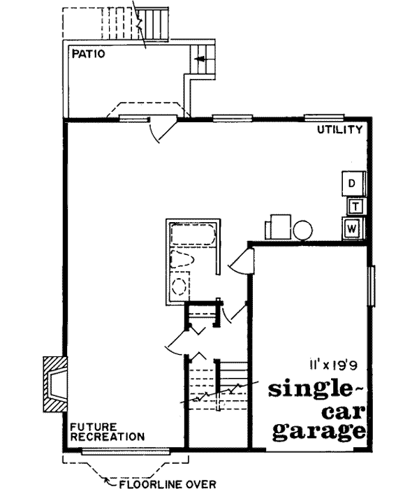 Lower Floor Plan: 35-238
