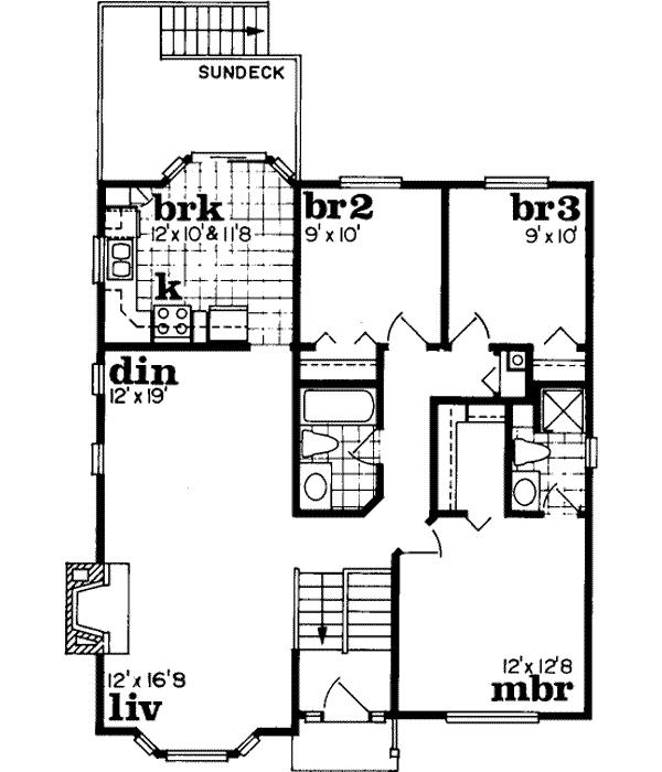 Main Floor Plan: 35-238