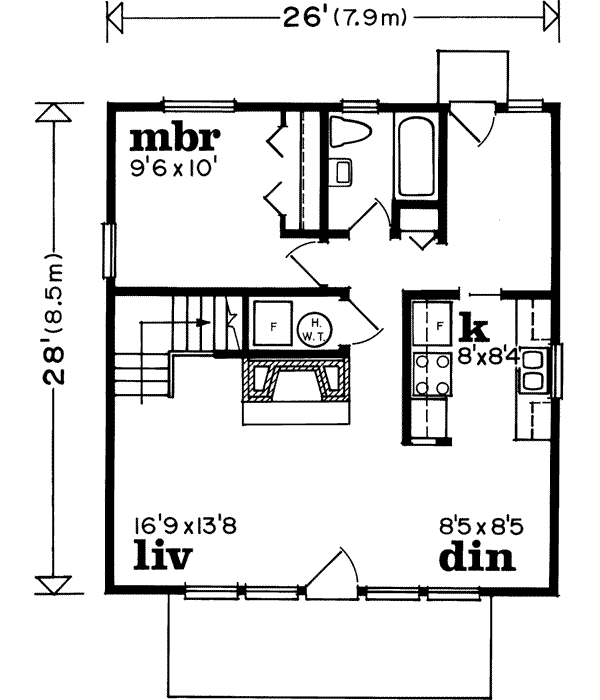 Main Floor Plan: 35-240