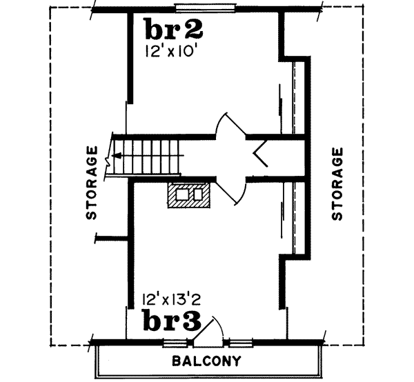 Upper/Second Floor Plan: 35-240
