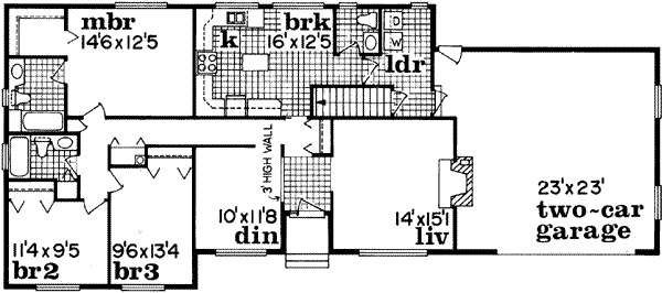 Main Floor Plan: 35-245