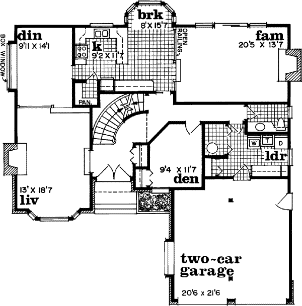 Main Floor Plan: 35-251
