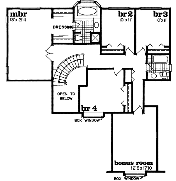 Upper/Second Floor Plan: 35-251