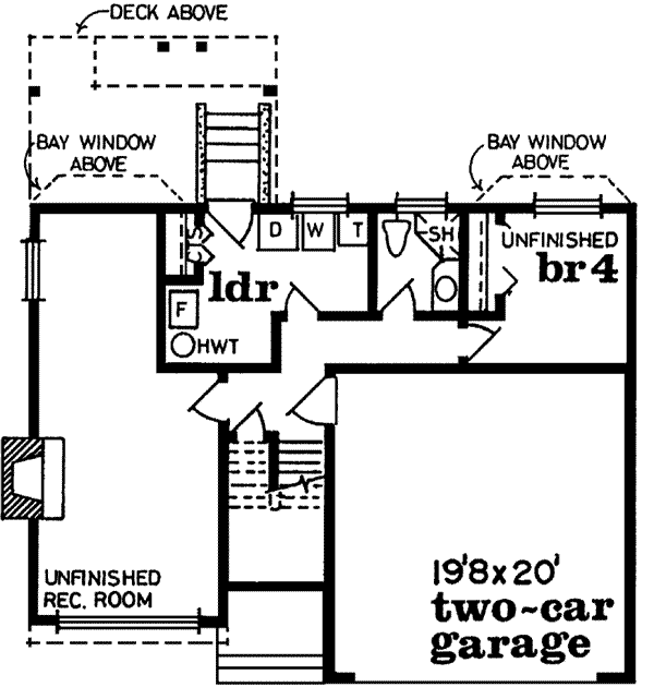 Lower Floor Plan: 35-253