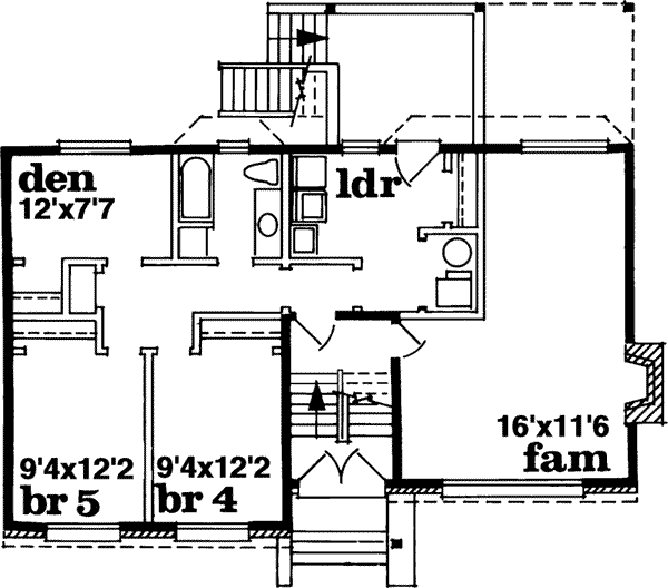 Lower Floor Plan: 35-254