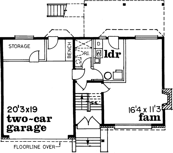 Lower Floor Plan: 35-255