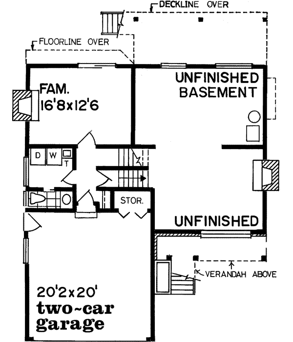 Lower Floor Plan: 35-256