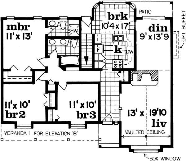 Main Floor Plan: 35-262