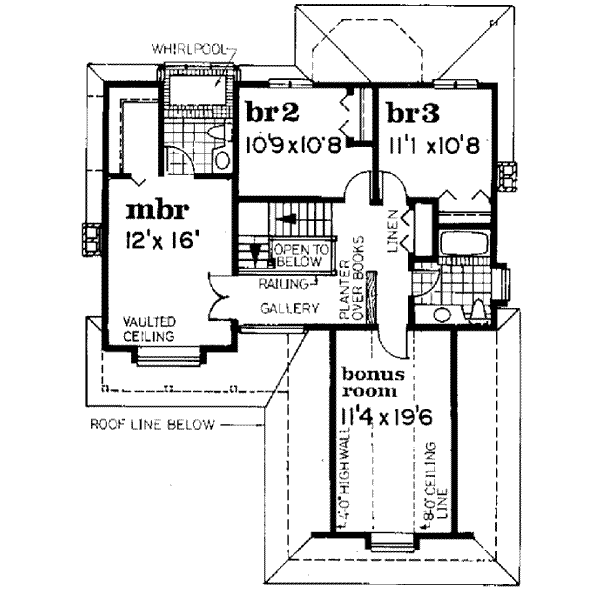 Upper/Second Floor Plan:35-266