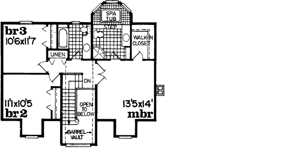 Upper/Second Floor Plan: 35-267