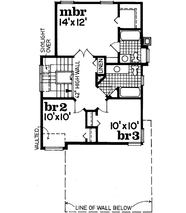 Upper/Second Floor Plan: 35-274