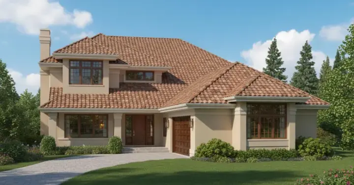 Traditional house plans 35-275 - front exterior, 2,277 sq ft, 3 bed, 2 bath house plans | Monster House Plans