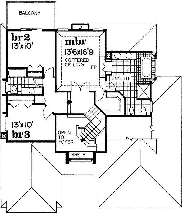 Upper/Second Floor Plan: 35-277