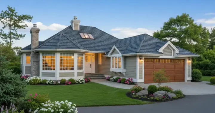 Traditional house plans 35-281 - front exterior, 1,592 sq ft, 3 bed, 2 bath house plans | Monster House Plans