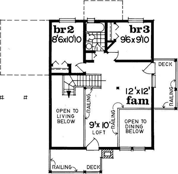 Upper/Second Floor Plan: 35-282