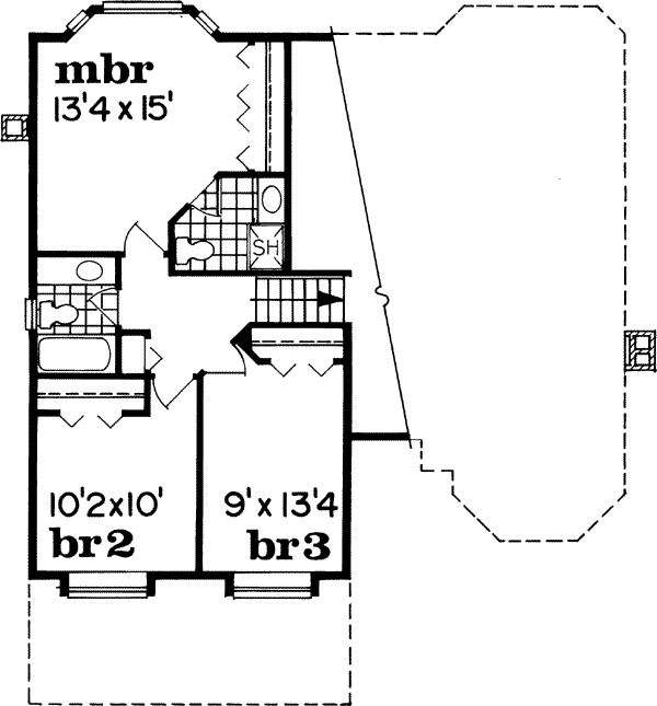 Upper/Second Floor Plan: 35-283
