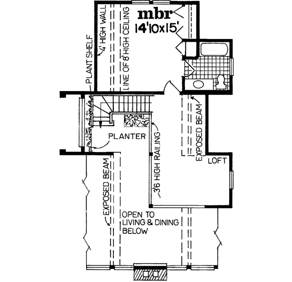 Upper/Second Floor Plan: 35-285