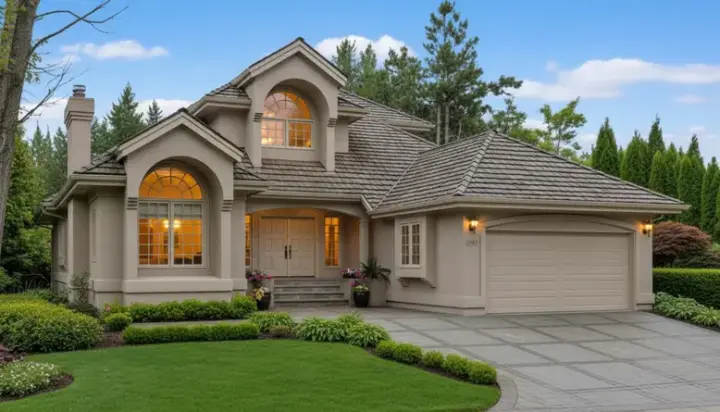 Mediterranean house plans 35-287 - front exterior, 2,259 sq ft, 3 bed, 2 bath house plans | Monster House Plans