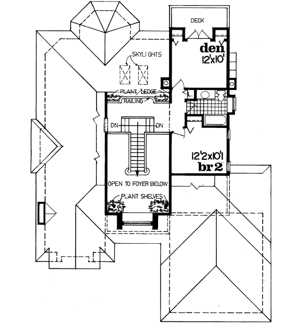 Upper/Second Floor Plan: 35-287