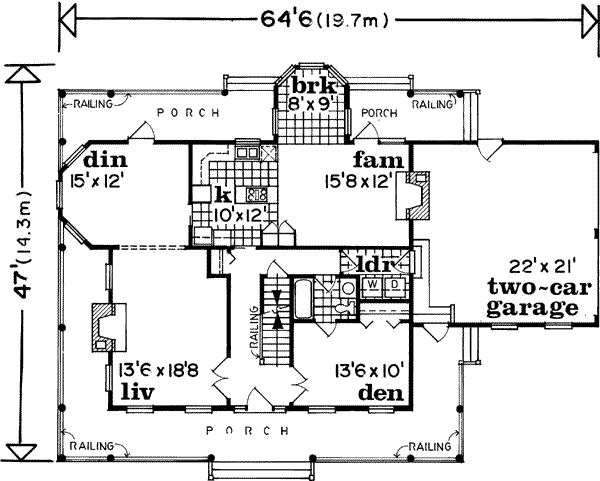 Main Floor Plan: 35-288