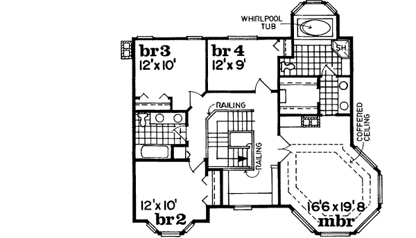 Upper/Second Floor Plan:35-289