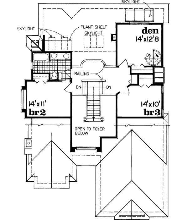 Upper/Second Floor Plan: 35-291