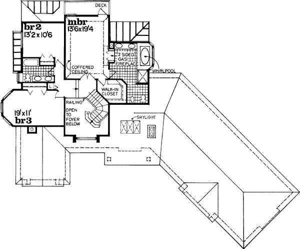 Upper/Second Floor Plan: 35-294