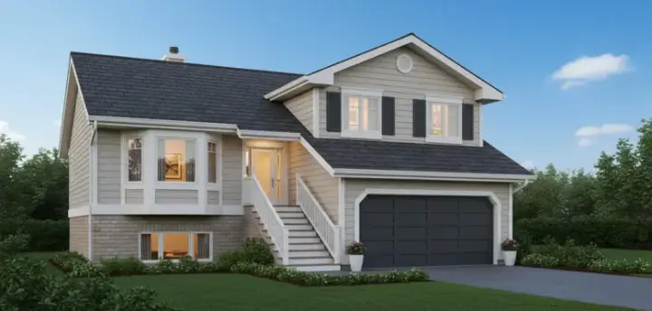 Traditional house plans 35-299 - front exterior, 1,383 sq ft, 3 bed, 2 bath house plans | Monster House Plans