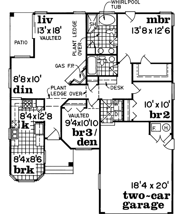 Main Floor Plan: 35-300