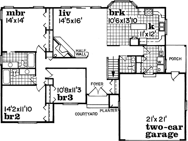 Main Floor Plan: 35-304