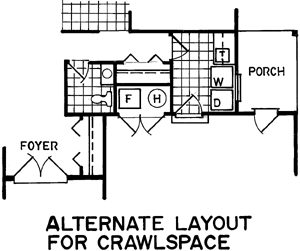 Traditional Style Home Design Plan: 35-304